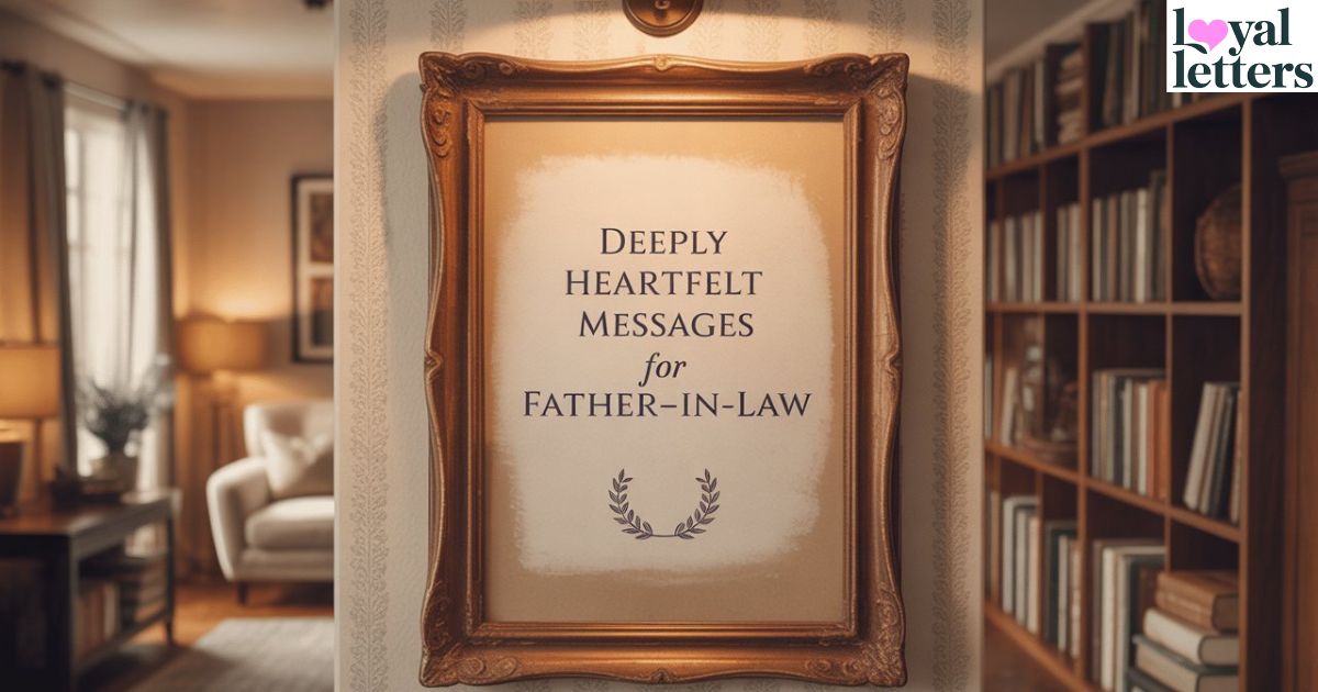 Deeply Heartfelt Messages for Father-in-Law