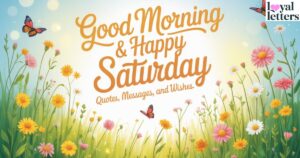 Good Morning & Happy Saturday Quotes, Messages, and Wishes