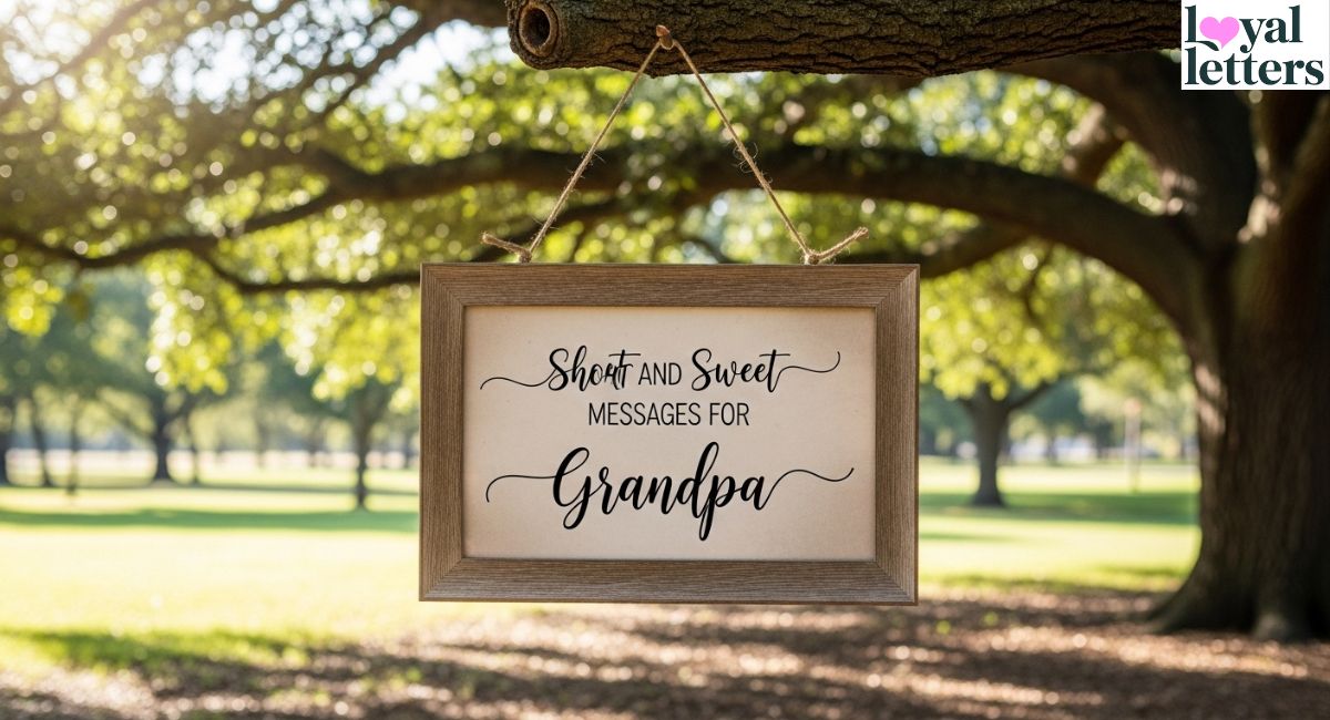 Short and Sweet Messages for Grandpa