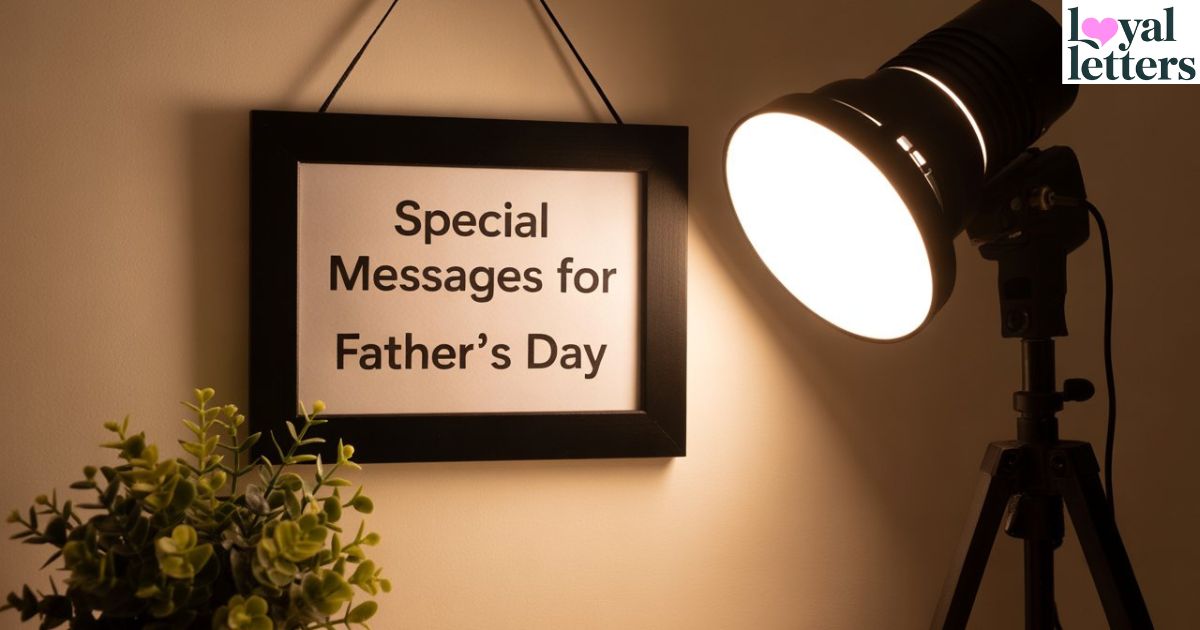 Special Messages for Father’s Day
