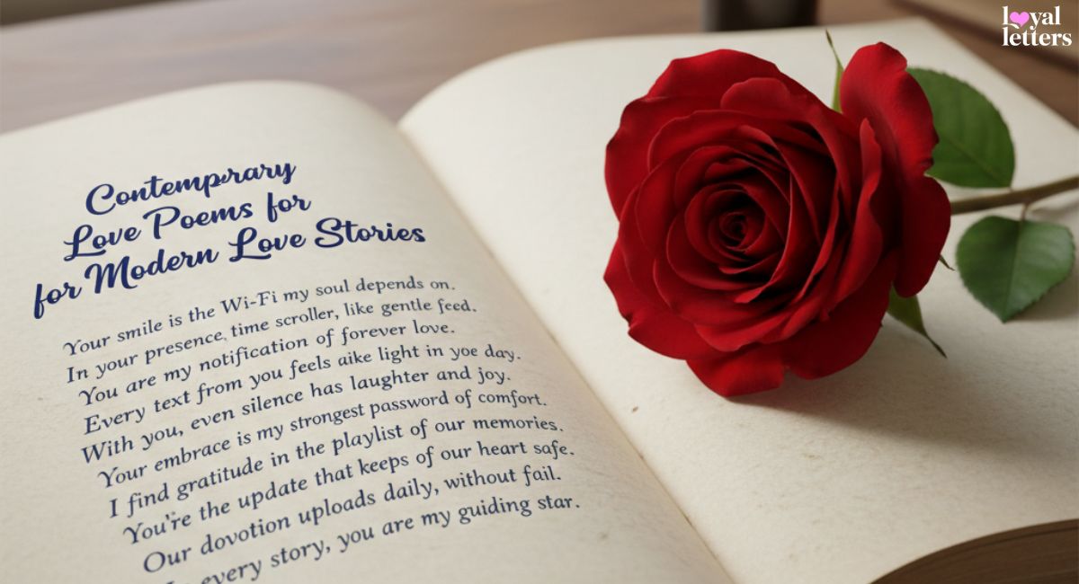 Contemporary Love Poems for Modern Love Stories
