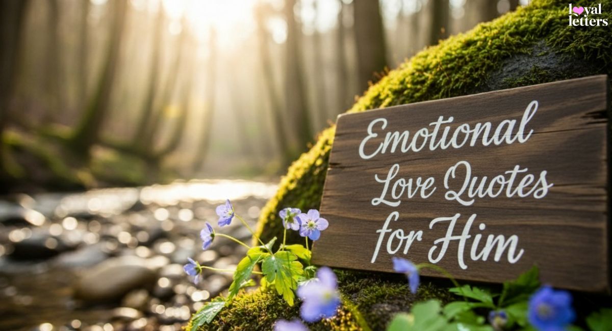 Emotional Love Quotes for Him to Show Your Devotion