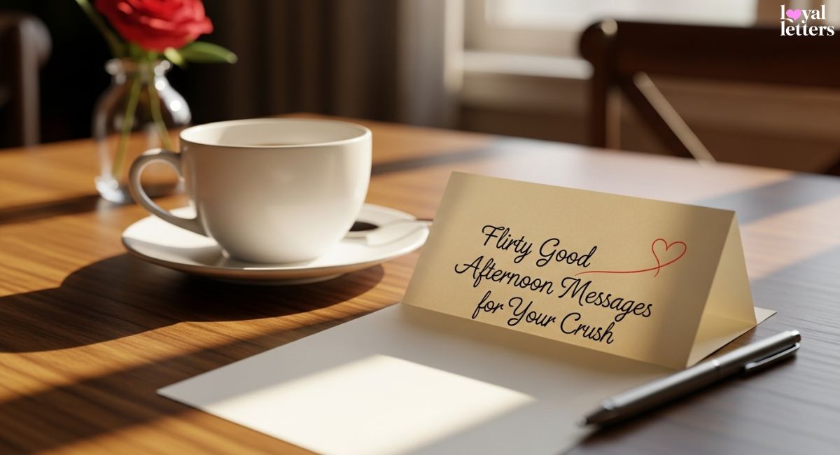 Flirty Good Afternoon Messages for Your Crush