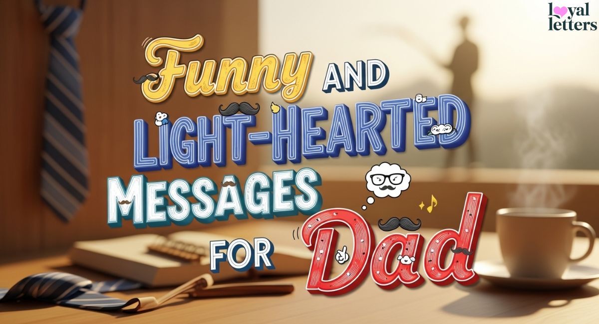 Funny and Light-Hearted Messages for Dad