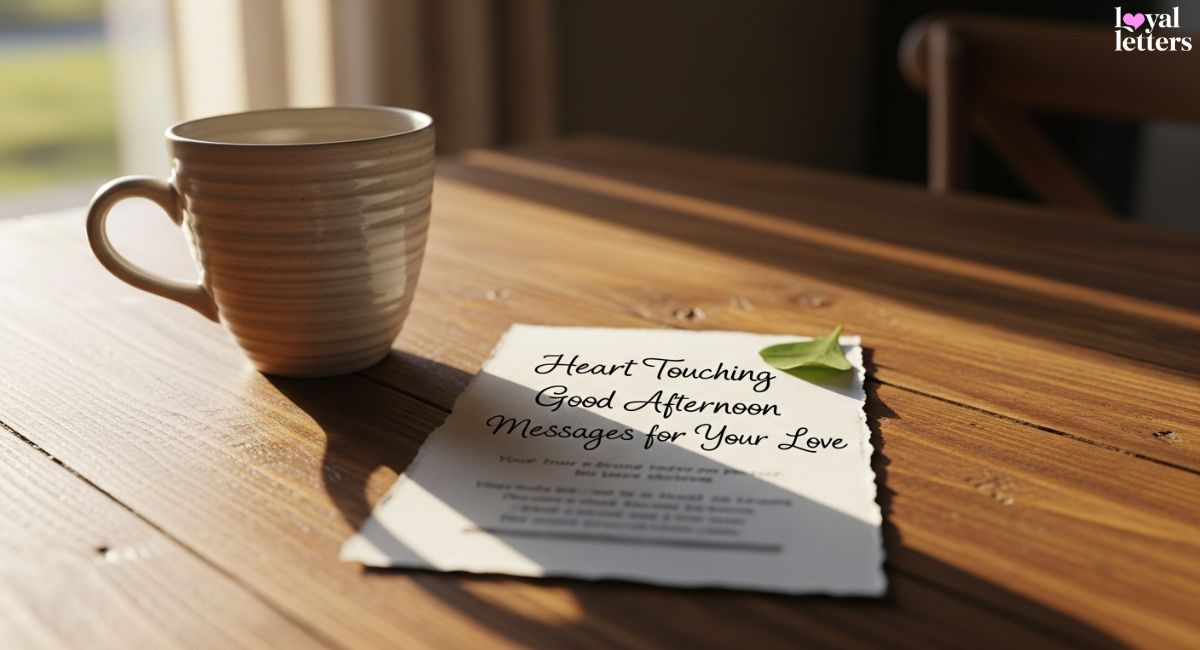 Heart Touching Good Afternoon Messages for Your Love