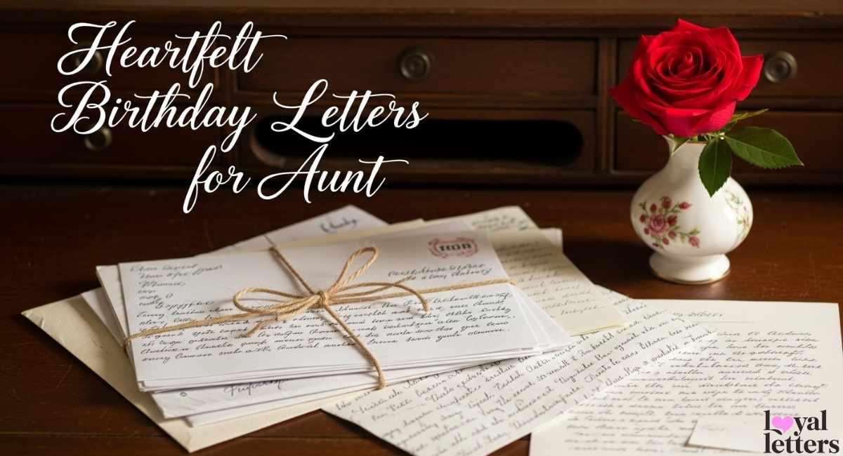 Heartfelt Birthday Letters for Aunt