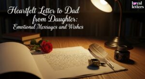 Heartfelt Letter to Dad from Daughter