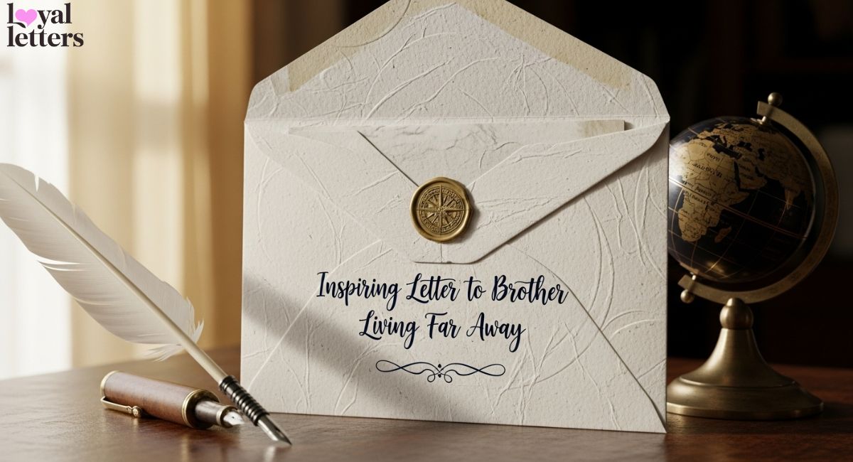 Inspiring Letter to Brother Living Far Away