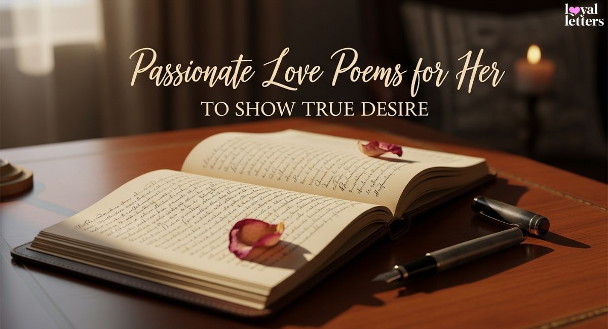 Passionate Love Poems for Her to Show True Desire