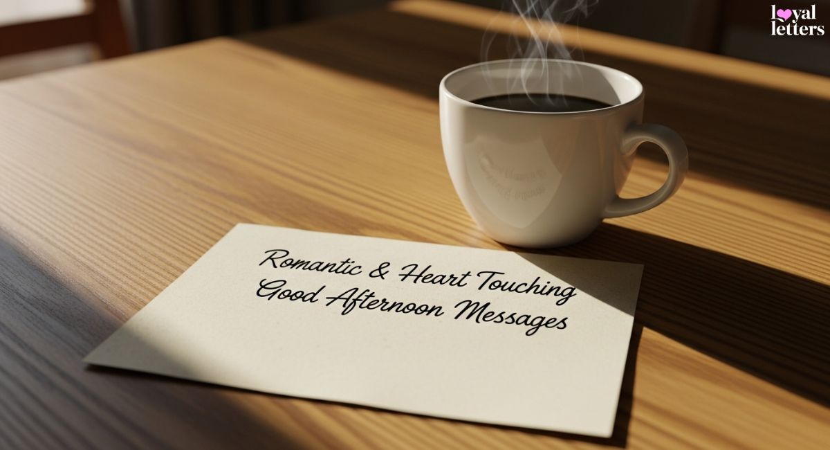 Romantic and Heart Touching Good Afternoon Messages