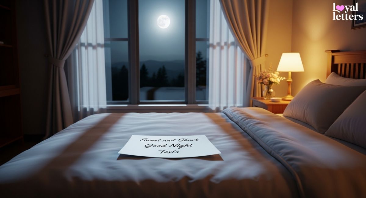 Sweet and Short Good Night Texts