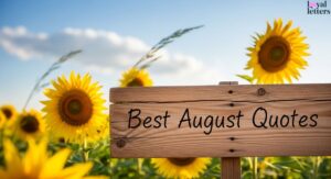 Best August Quotes
