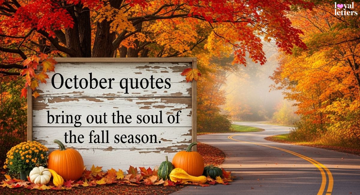 Final Thoughts on October Quotes