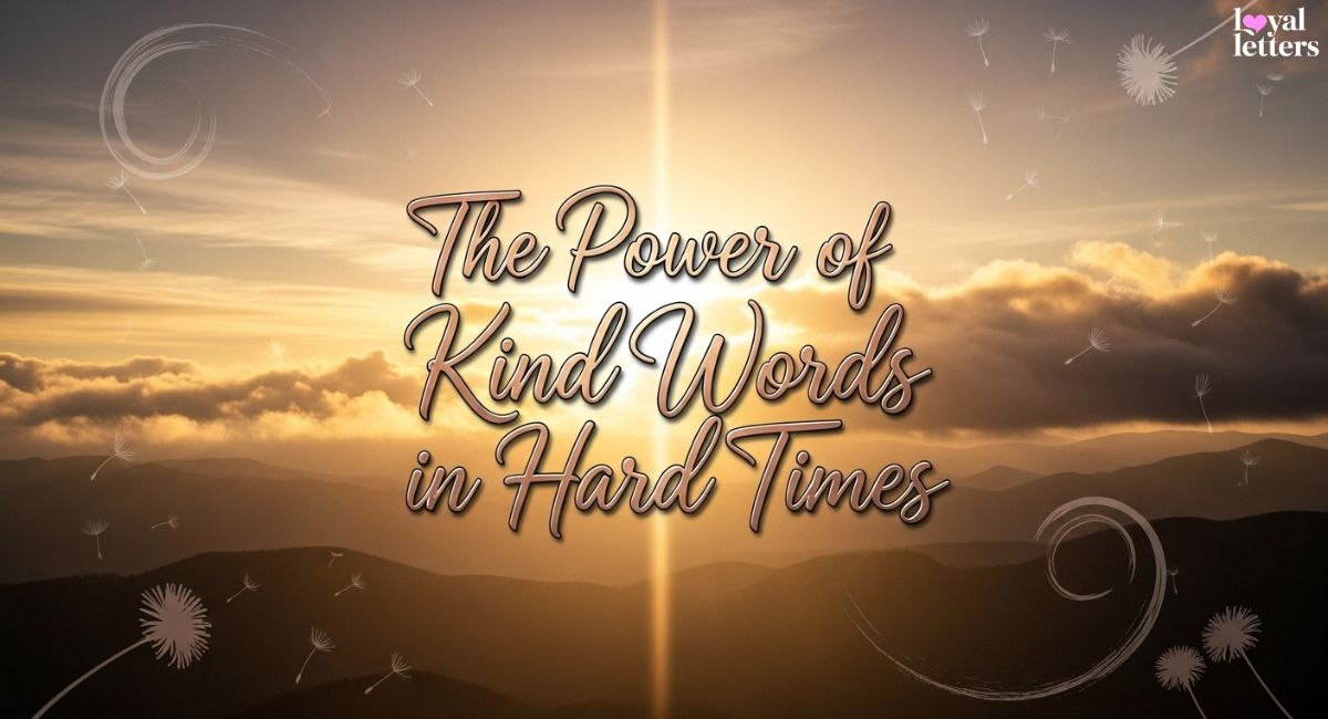 Final Thoughts: The Power of Kind Words in Hard Times
