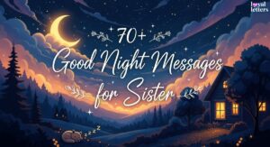 Good Night Messages for Sister