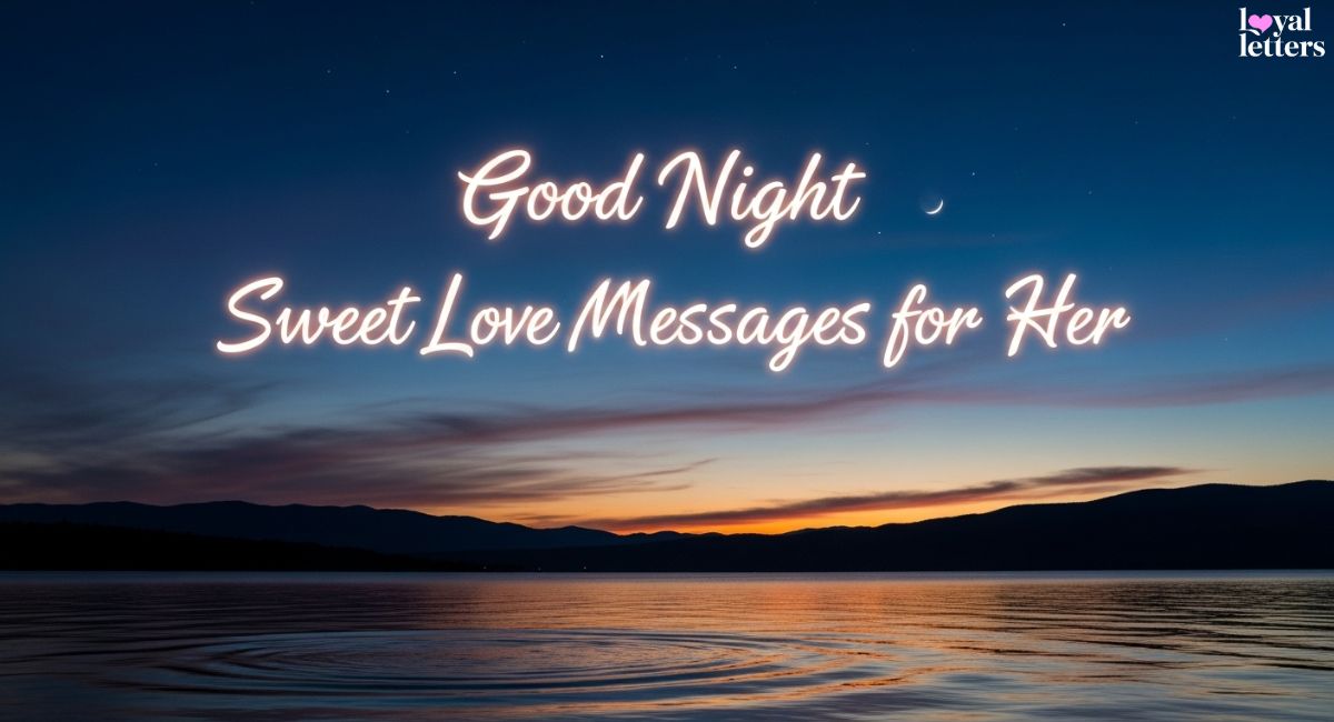 Good Night Sweet Love Messages for Her