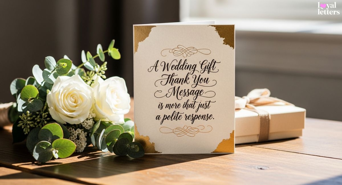 How to Write the Perfect Wedding Gift Thank You Message