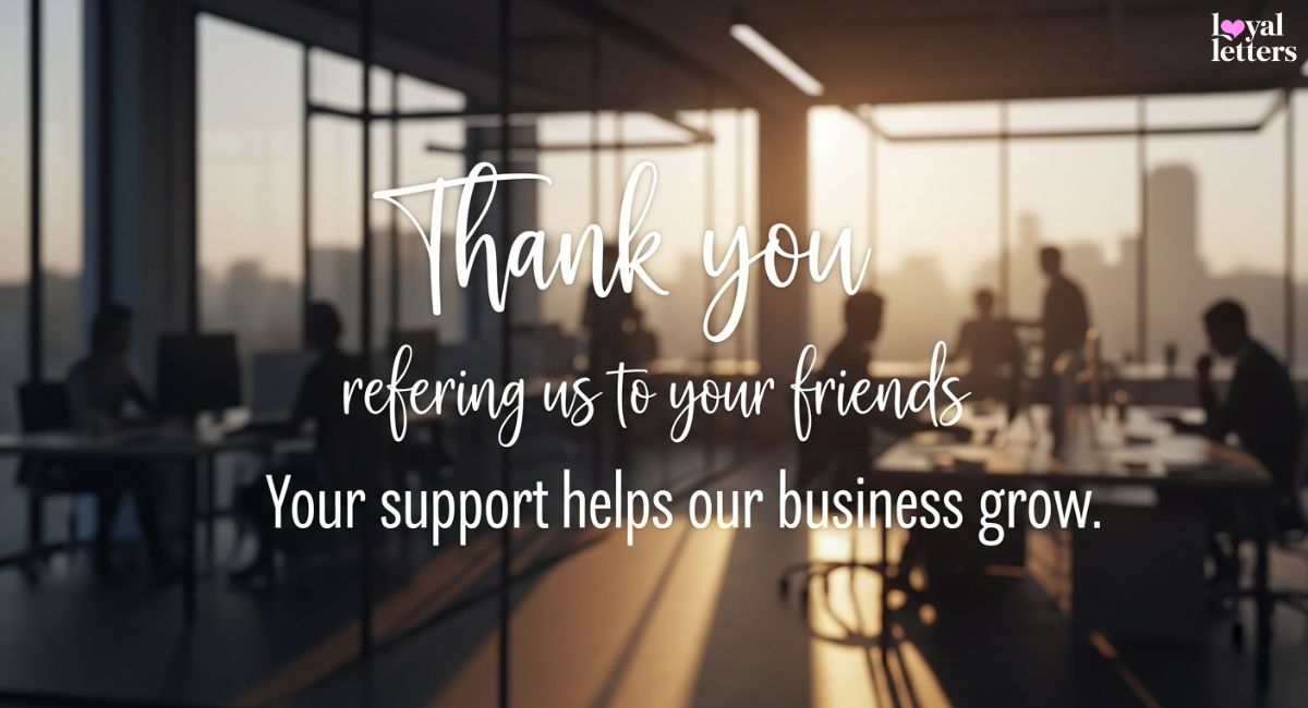 Messages for Customer Referrals