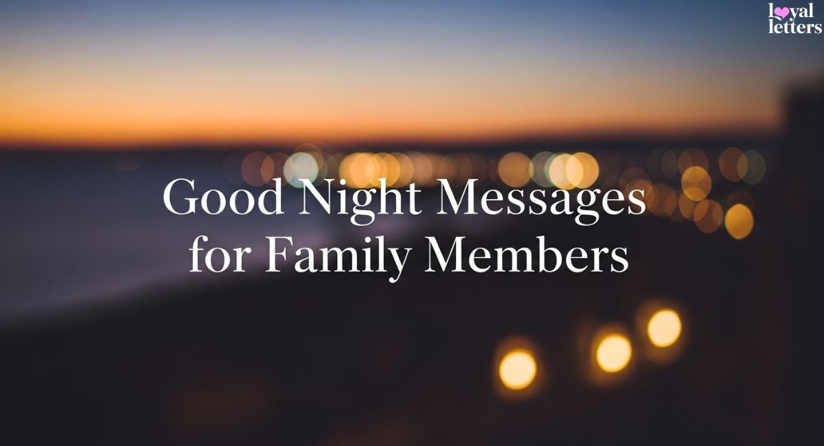 Messages for Family Members