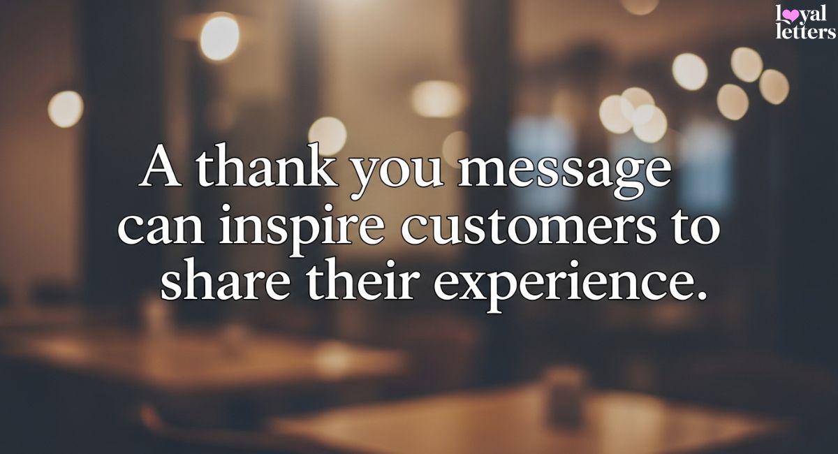 Messages to Encourage Reviews