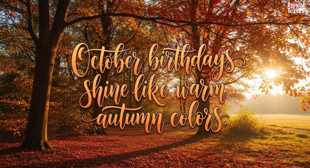 October Birthday Quotes