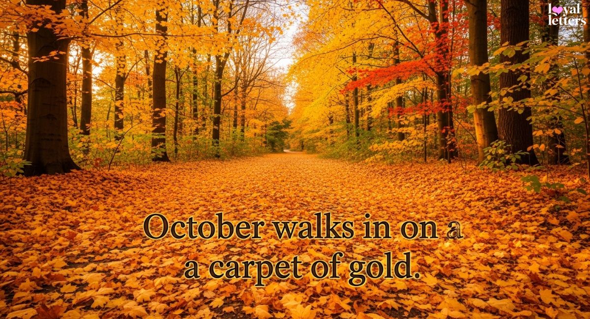 October Poems and Aesthetic Lines