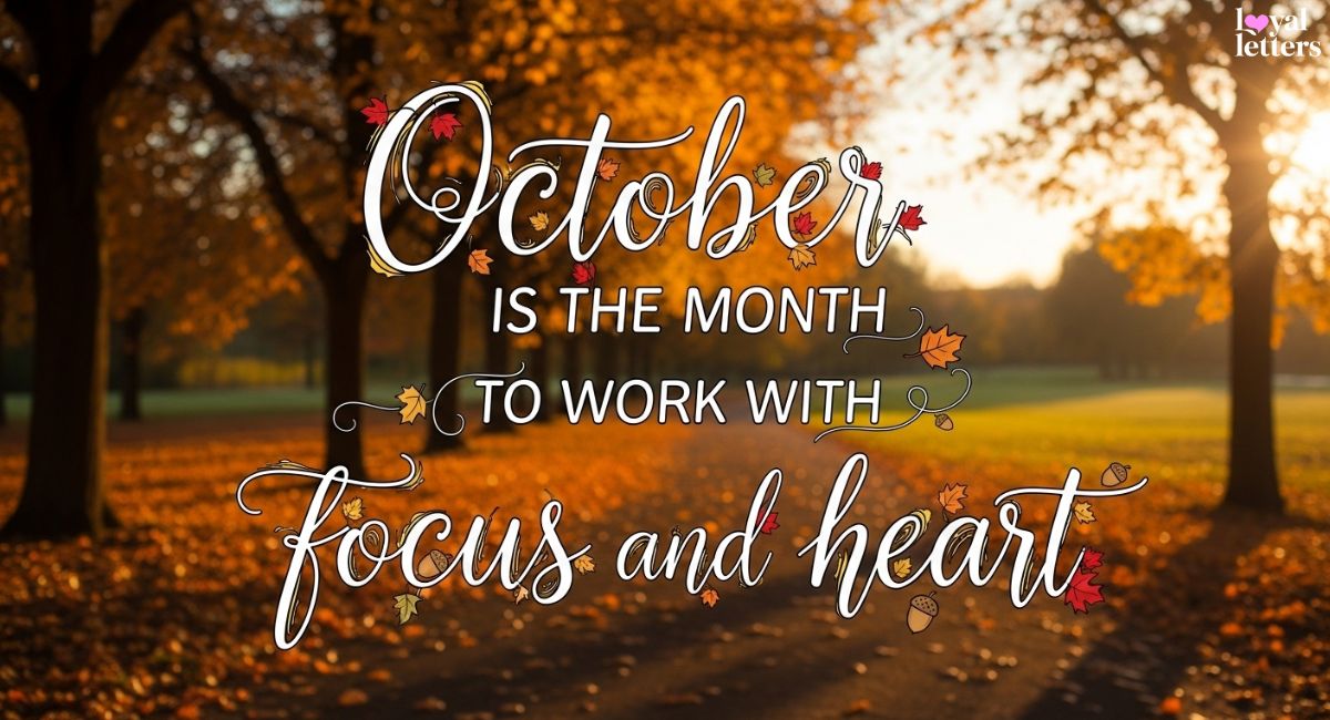 October Work and Motivation Quotes