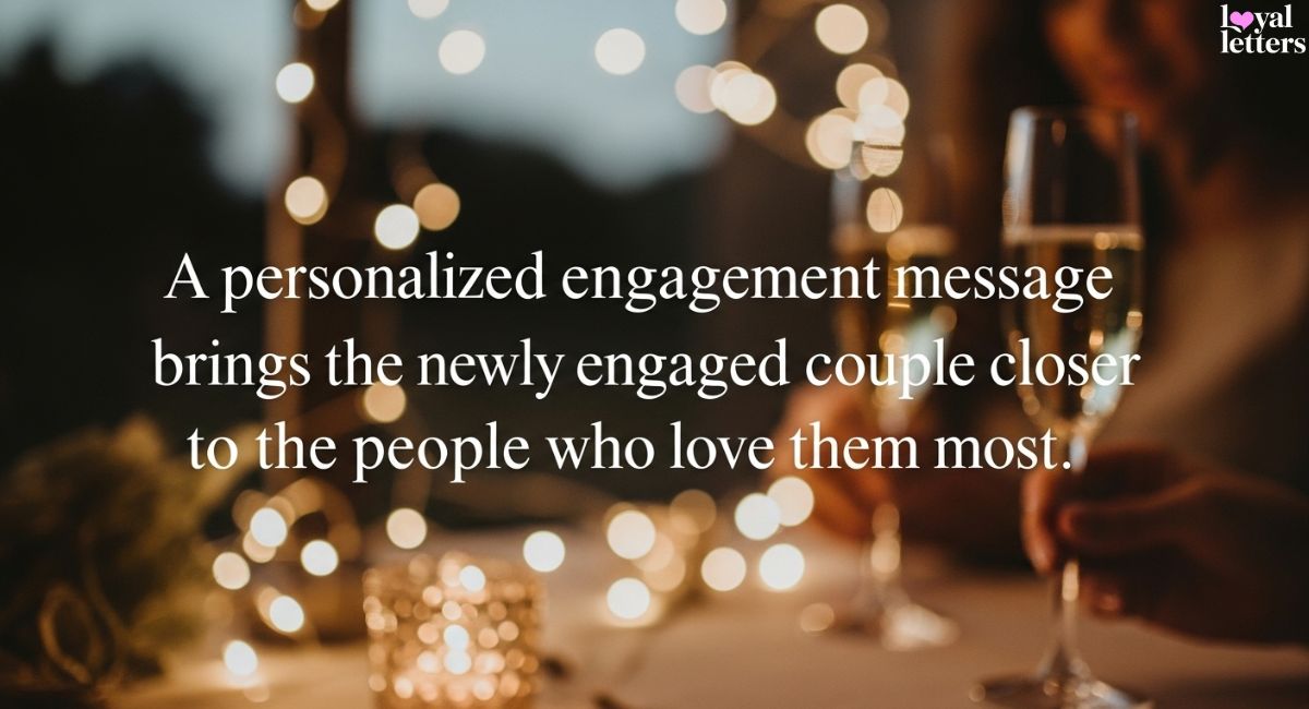 Personalized Engagement Wishes