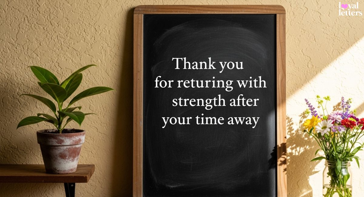 Emotional Welcome Back Messages for Teachers After a Break