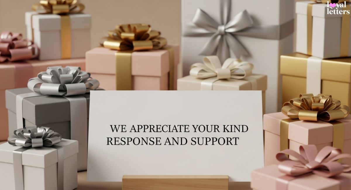 Formal Wedding Thank You Messages