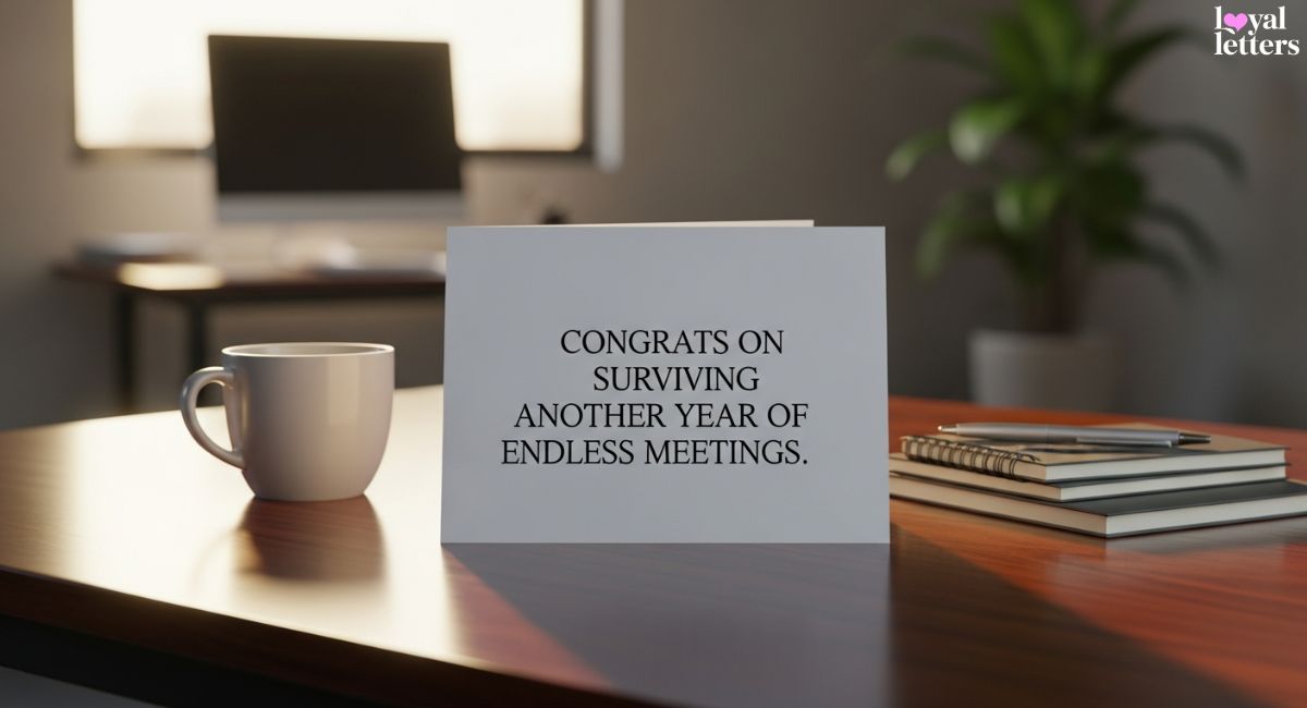 Funny Work Anniversary Wishes