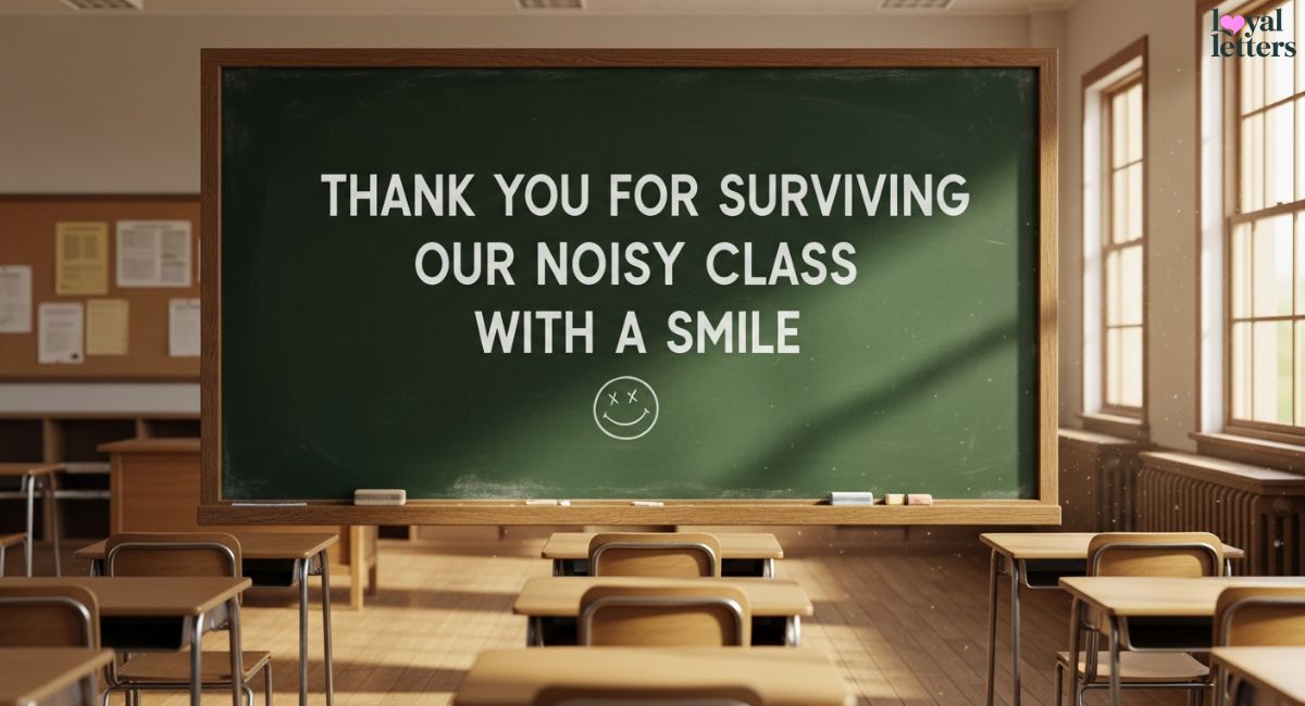 Lighthearted Thank You Messages for Teachers