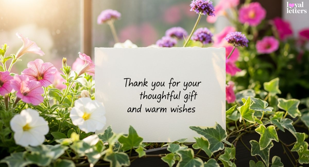 Meaningful Messages to Thank Guests for Their Gifts