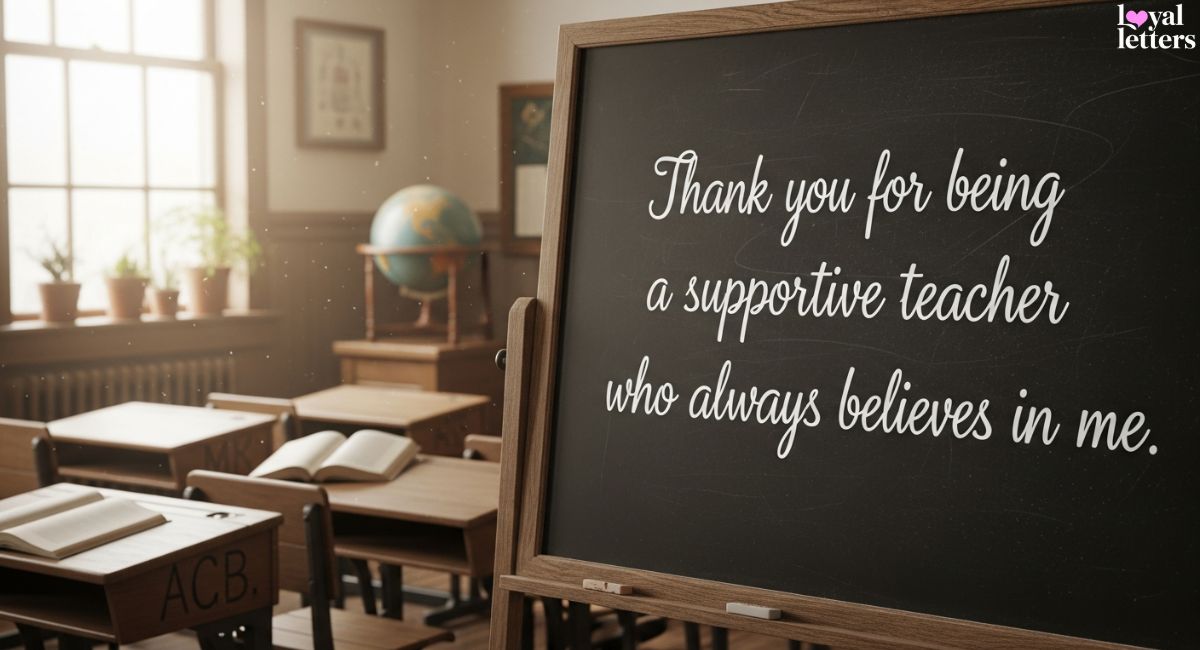 Messages for Teacher from Students