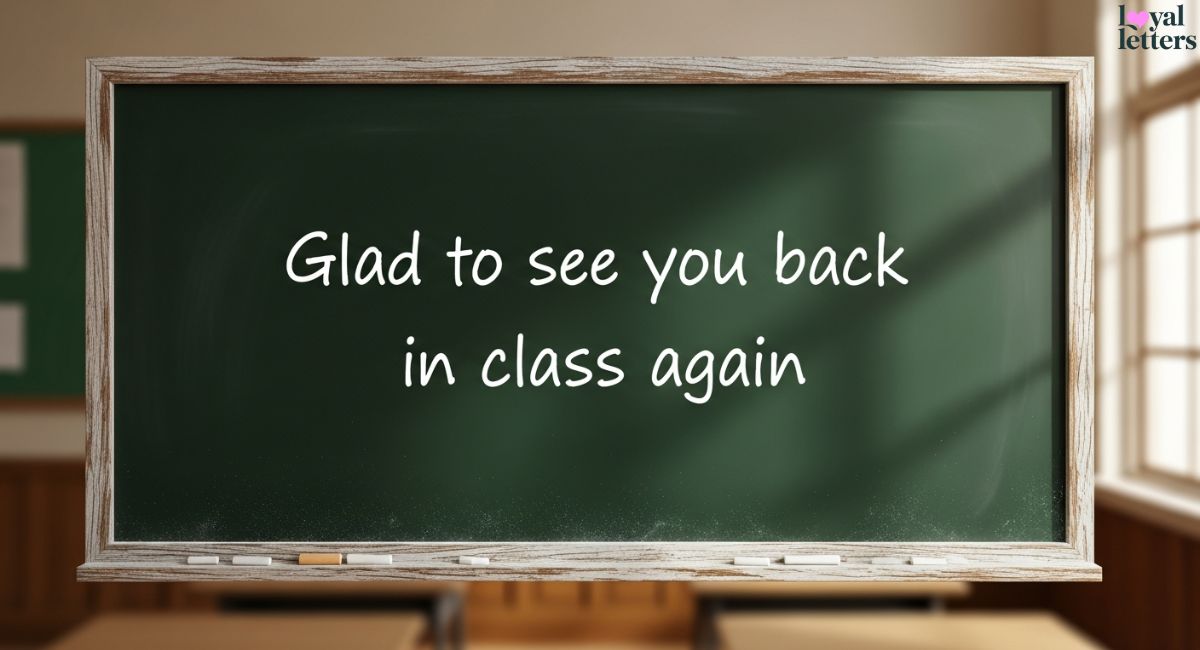 Short and Sweet Welcome Back Messages for Teachers