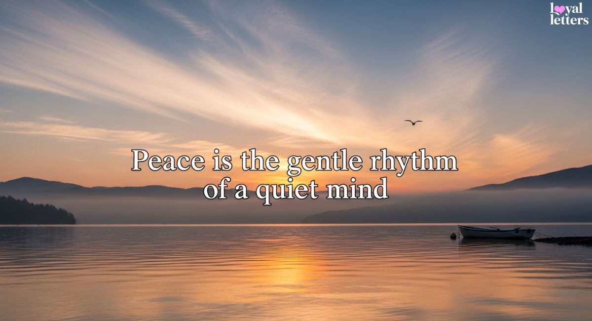 Short Peace of Mind Quotes