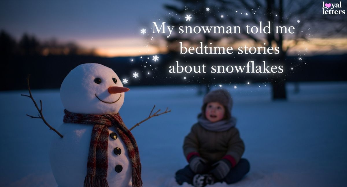 Snowman quotes for kids