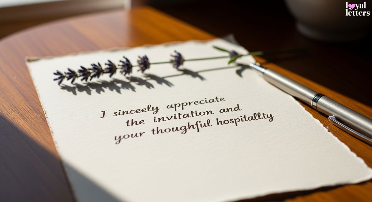 Thank You Messages for Hospitality