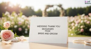 Wedding Thank You Messages From Bride and Groom