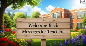 Welcome Back Messages for Teachers