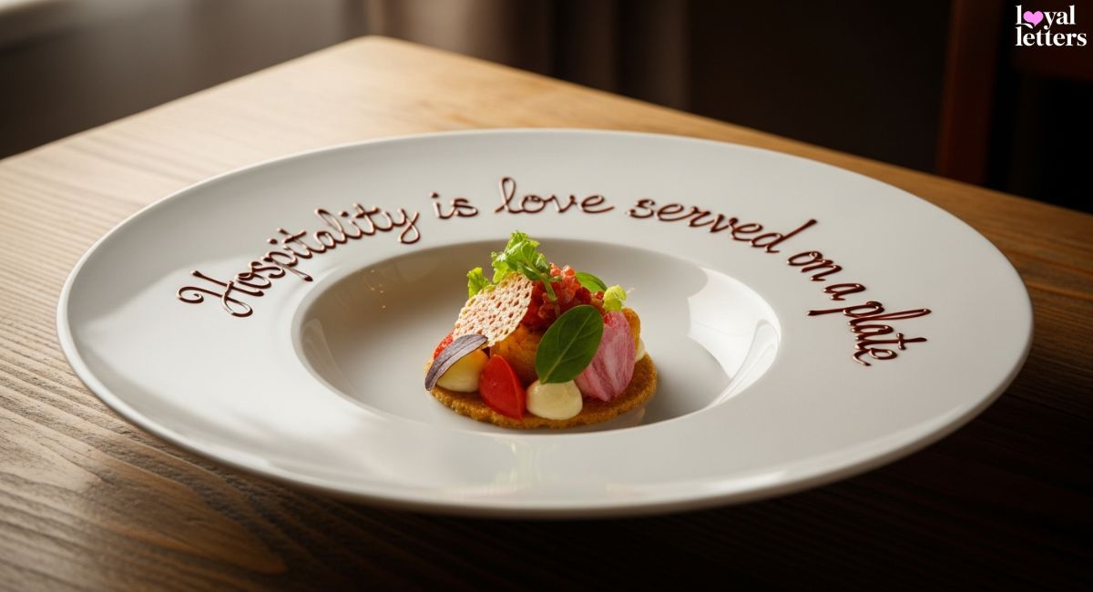 Wishes to Say Thank You for Dinner
