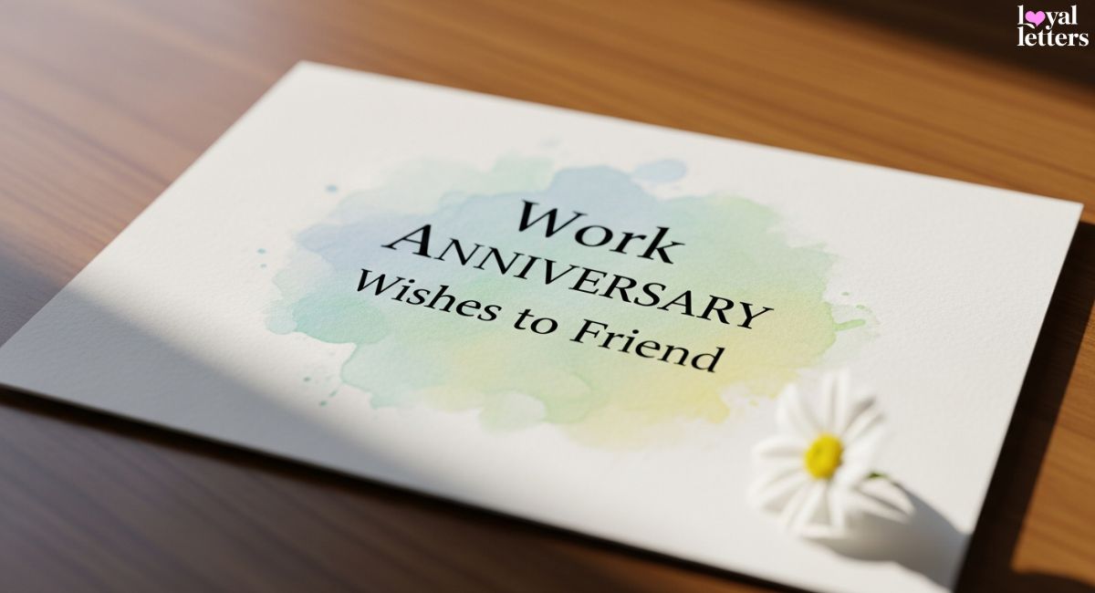 Work Anniversary Wishes to Friend
